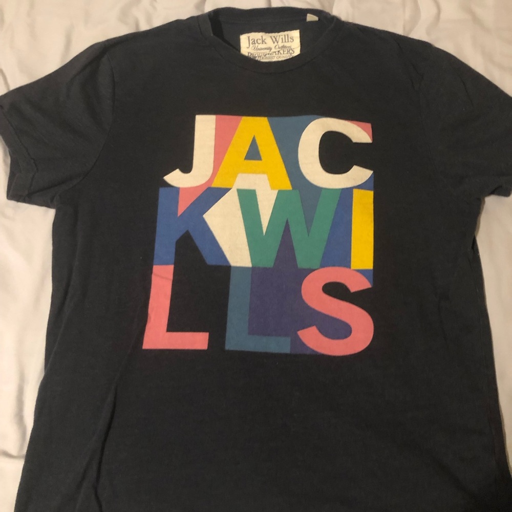 Jack Wills Block Letter T shirt Large